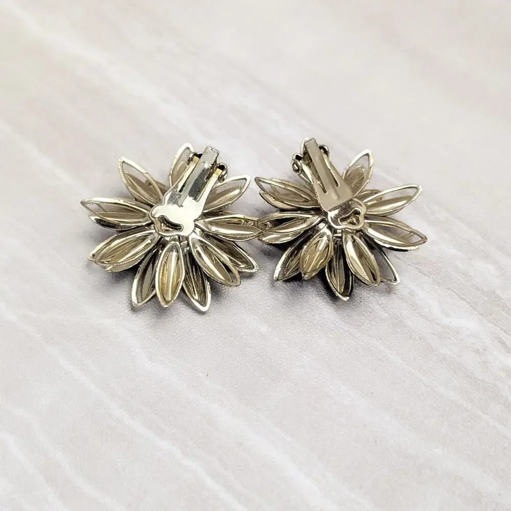 Vintage Clip On Earrings Extra Large 1.5